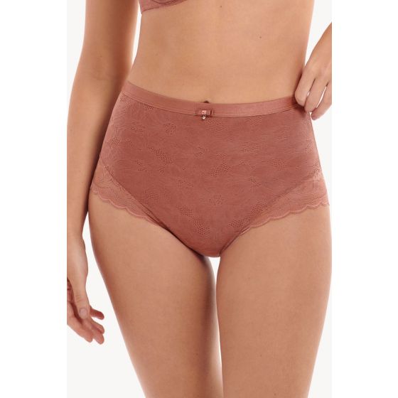 Culotte taille haute Lisca - Evelyn - Marron - CB