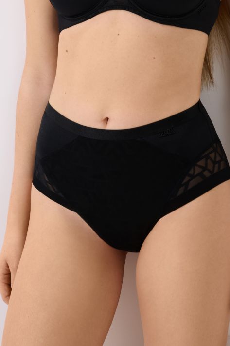Culotte taille haute Lisca - Opal - Noire - 02