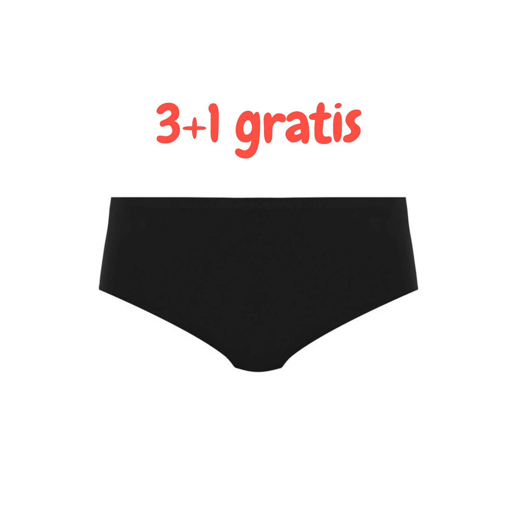 Slip Fantasie - Smoothease - Zwart - BLK