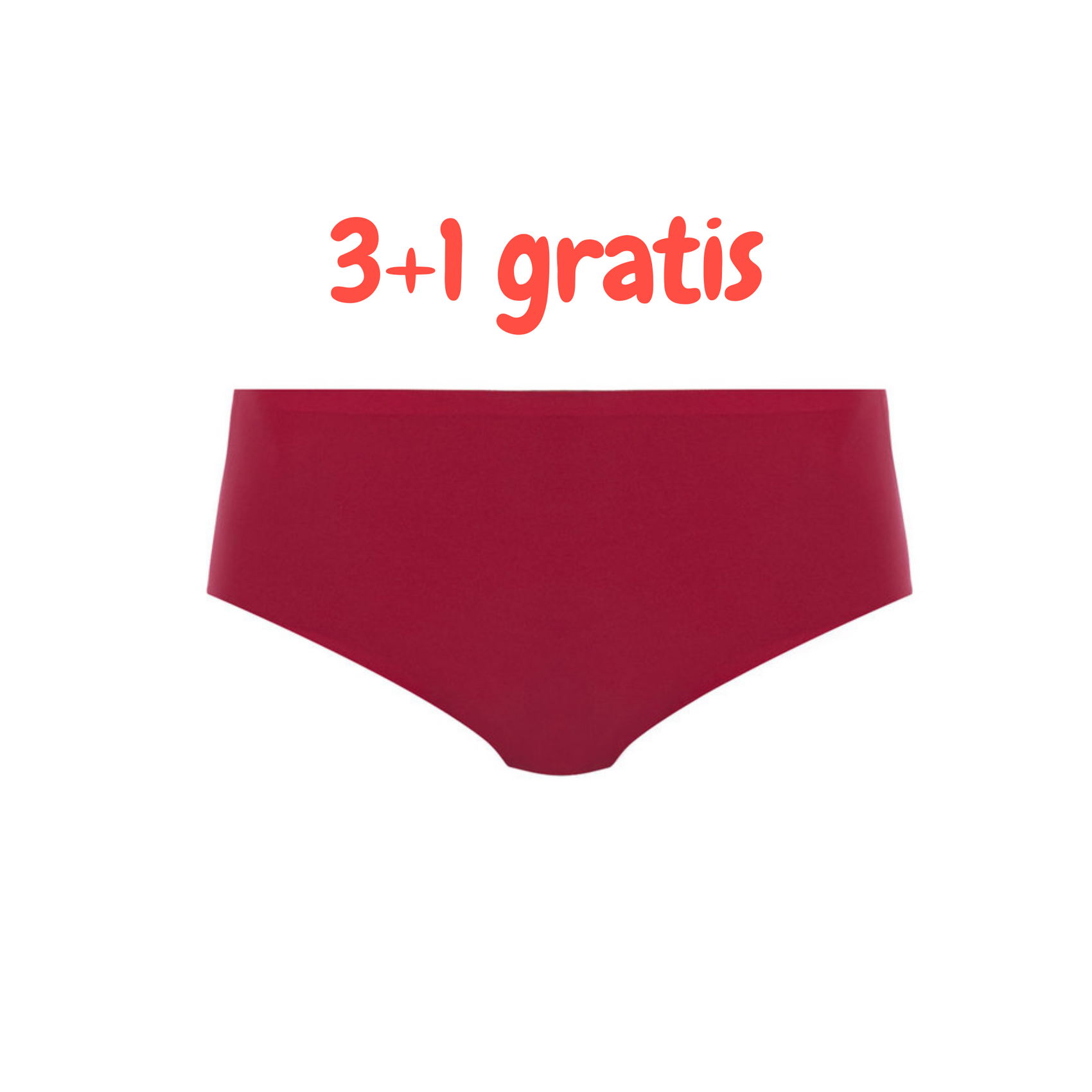 Slip Fantasie - Smoothease - Rood - RED