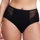 Culotte taille haute Chantelle - Intrigue - Noire - 011