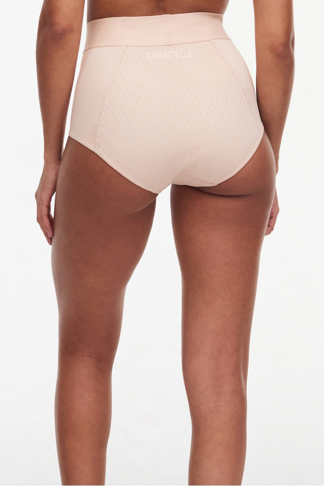 Culotte taille haute Chantelle - Smooth Lines - Rose - 01N