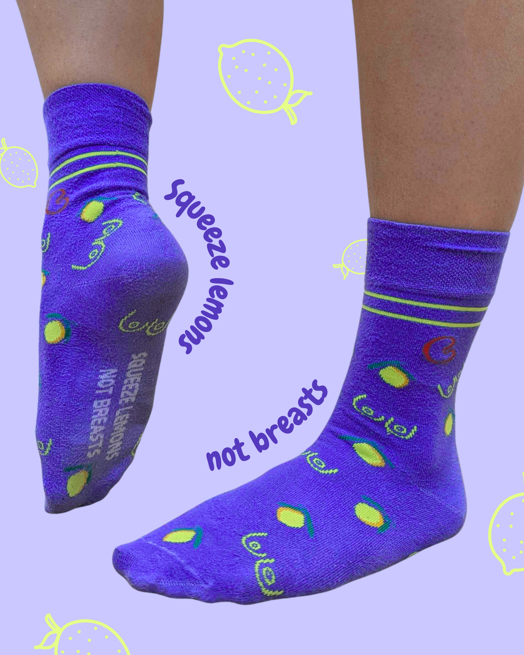 Accessoire Overige CurveCatch - Socks - Paars - LEMONS