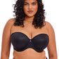Strapless BH Elomi - Smooth - Zwart - BLK