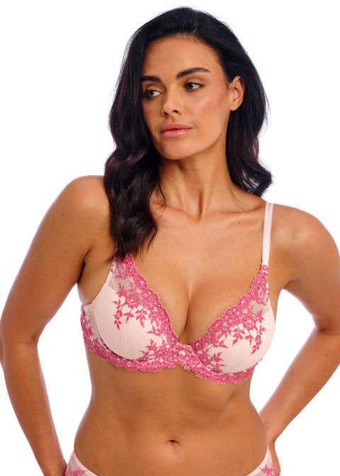 Plunge BH Wacoal - Embrace Lace - Rose - 951