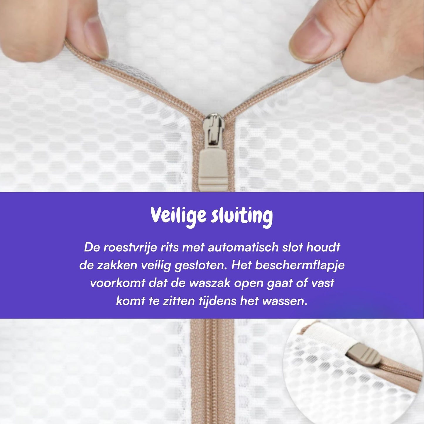 Accessoire Overige CurveCatch - Washing Bags - Wit - 3PACK