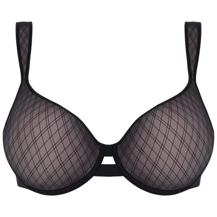 Soutien-gorge en forme de cœur Chantelle - Smooth Lines - Noir - 0DS
