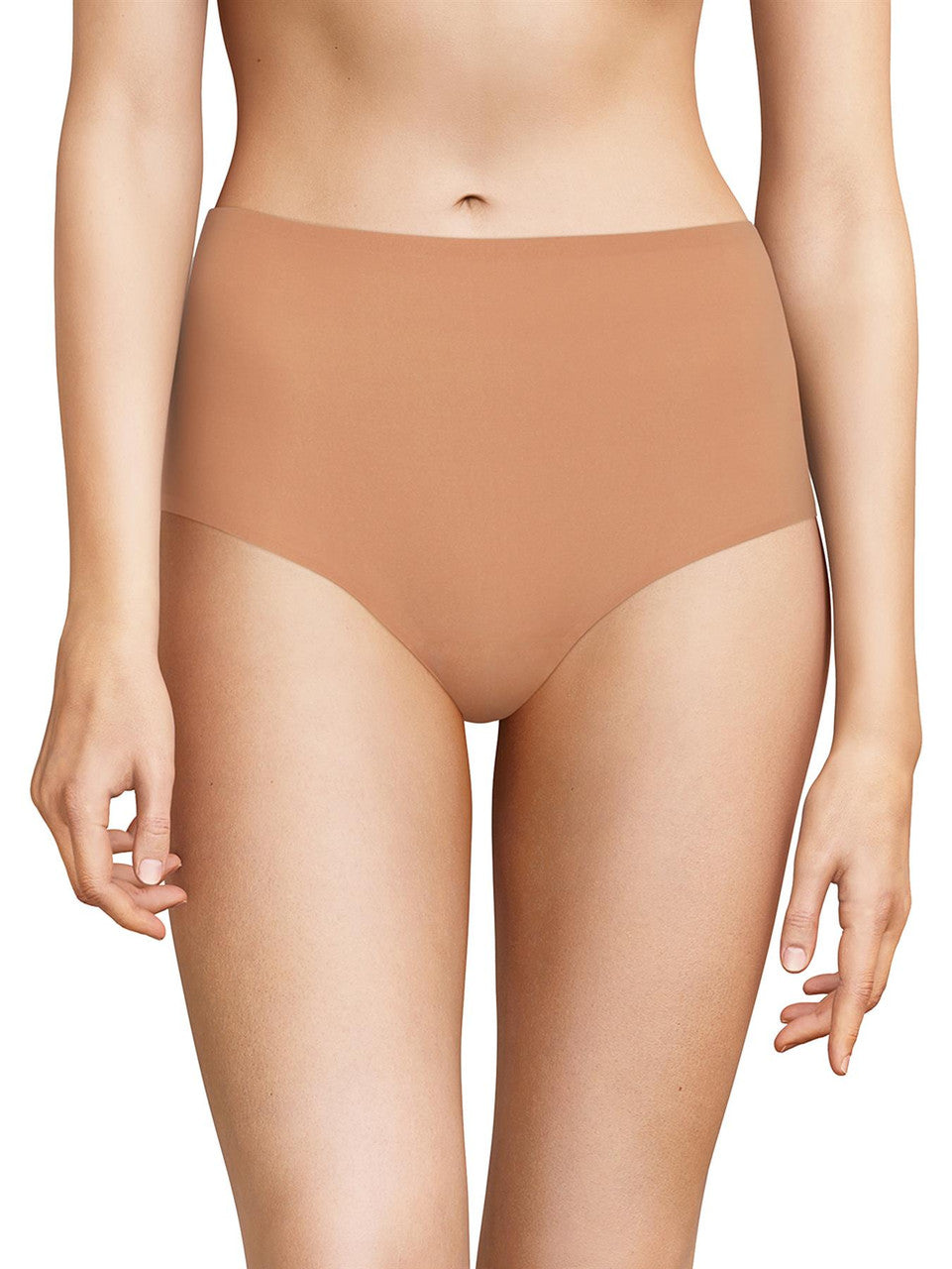 Culotte taille haute Chantelle - Softstretch - Marron - 0EX