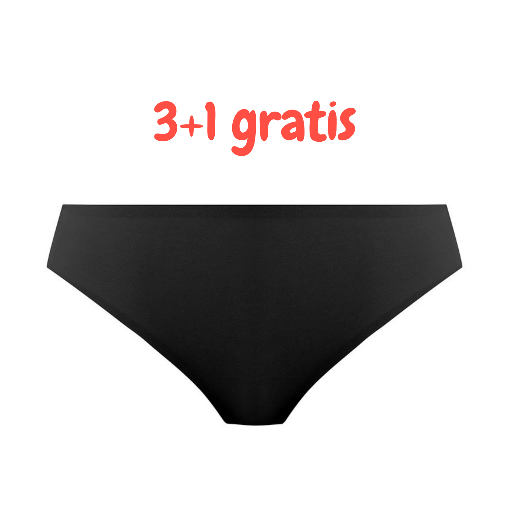 String Fantasie - Smoothease - Zwart - BLK