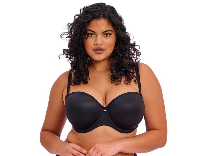 Strapless BH Elomi - Smooth - Zwart - BLK