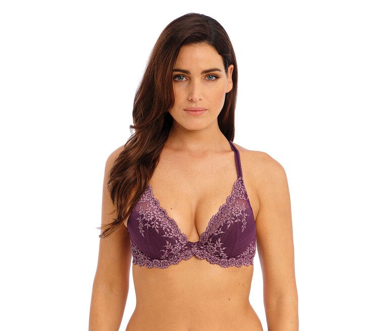 Plunge BH Wacoal - Embrace Lace - Bordeaux - 555