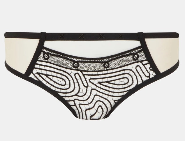 Culotte Chantelle - Vibrate - Noire - 01D