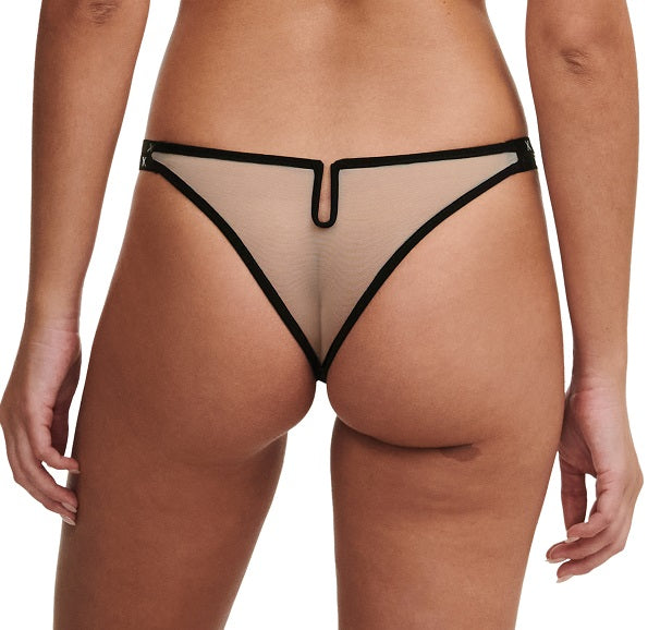 Culotte Chantelle - Vibrate - Noire - 01D