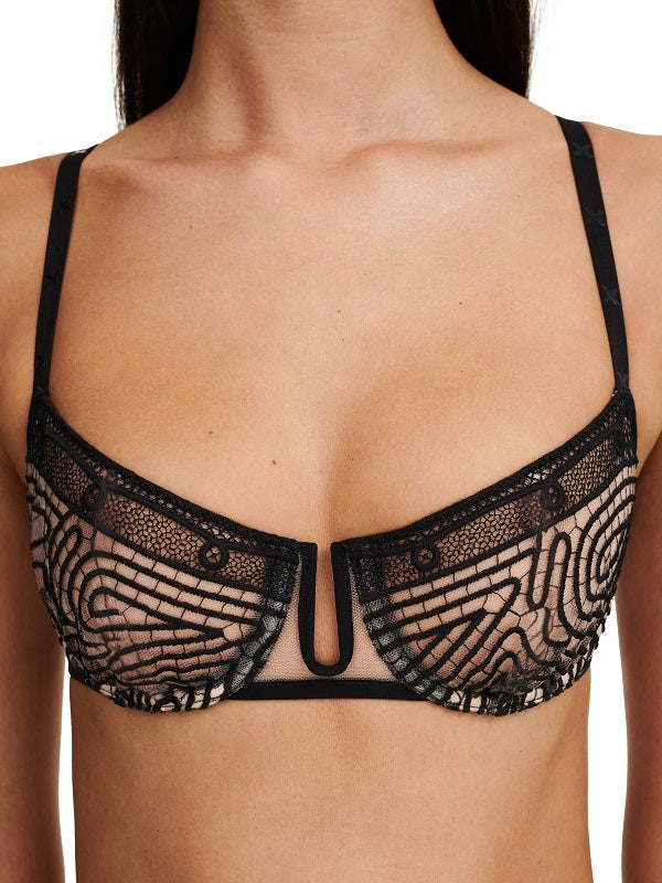 Soutien-gorge balconnet Chantelle - Vibrate - Noir - 01D