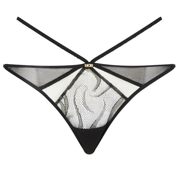 String Chantelle - Ester Manas - Noir - 011
