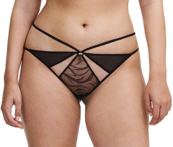 String Chantelle - Ester Manas - Noir - 011