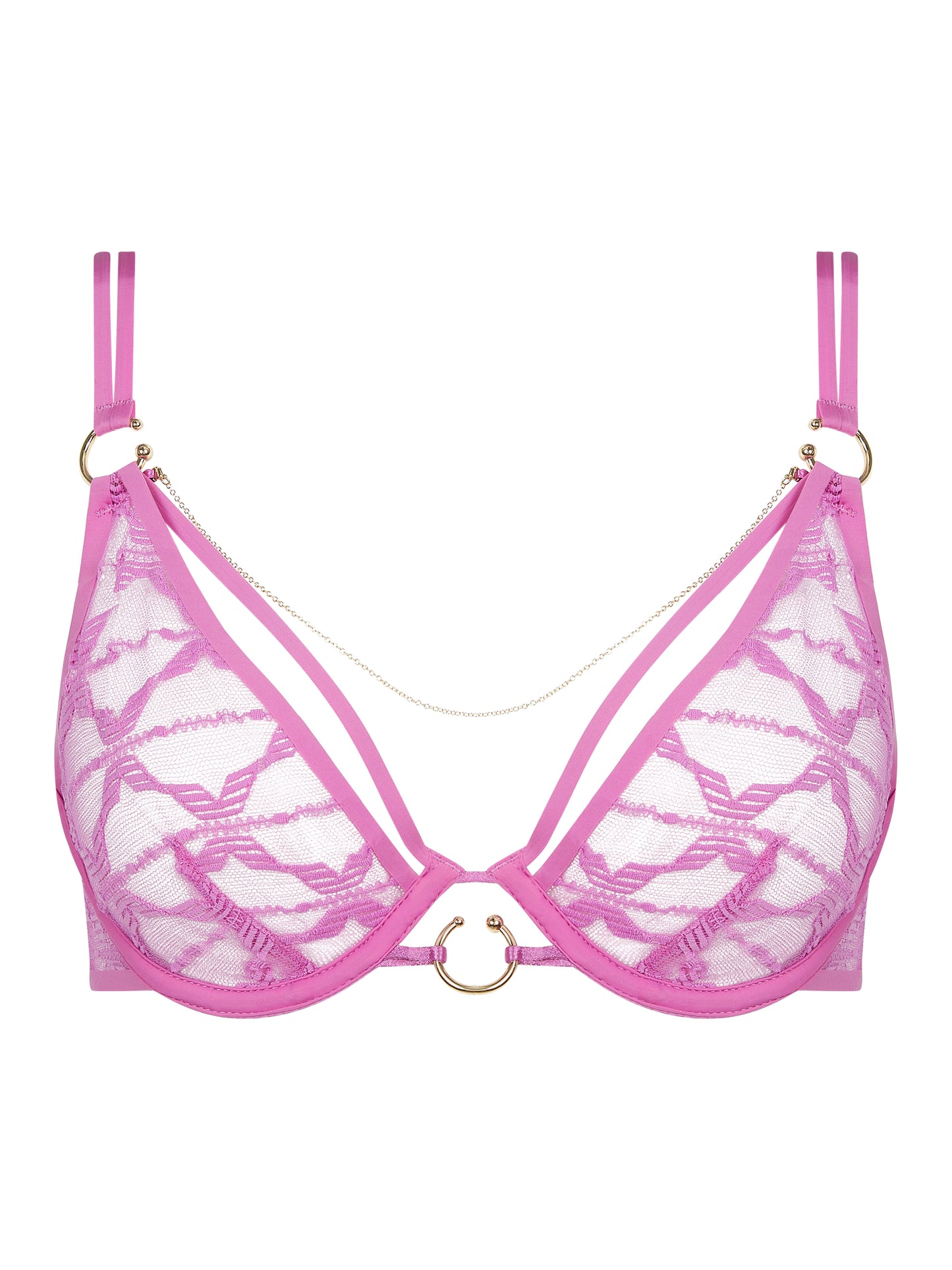 Soutien-gorge plongeant Chantelle X - XPression - Violet - 0PD
