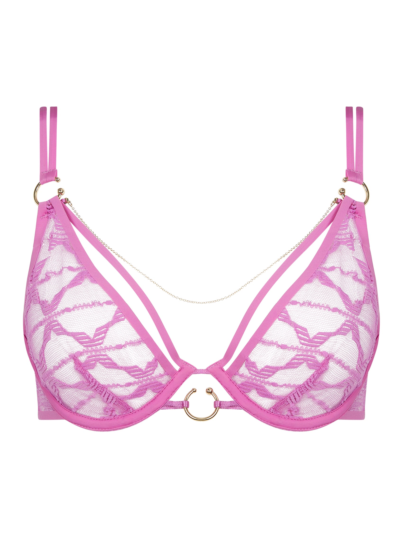 Soutien-gorge plongeant Chantelle X - XPression - Violet - 0PD