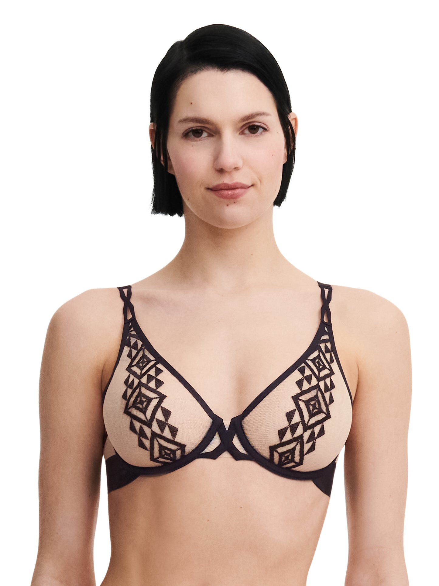 Soutien-gorge plongeant Chantelle X - TraXX - Imprimé - 0IP