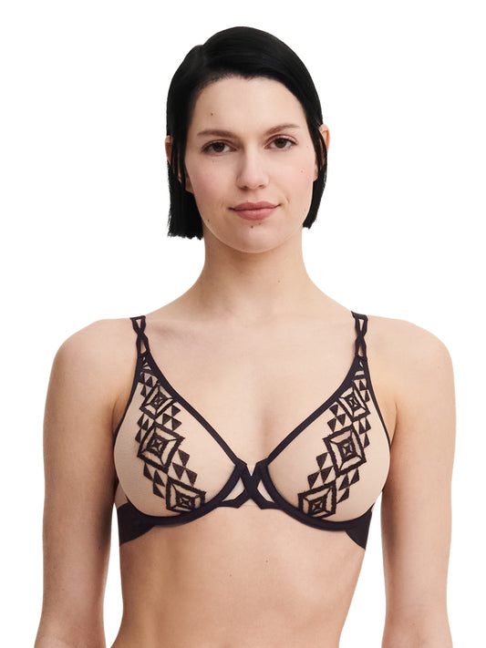 Soutien-gorge plongeant Chantelle X - TraXX - Imprimé - 0IP