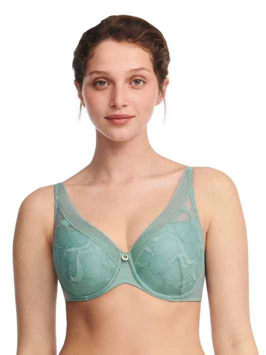 Soutien-gorge plongeant Chantelle - Lace-c11m - Vert - 03N
