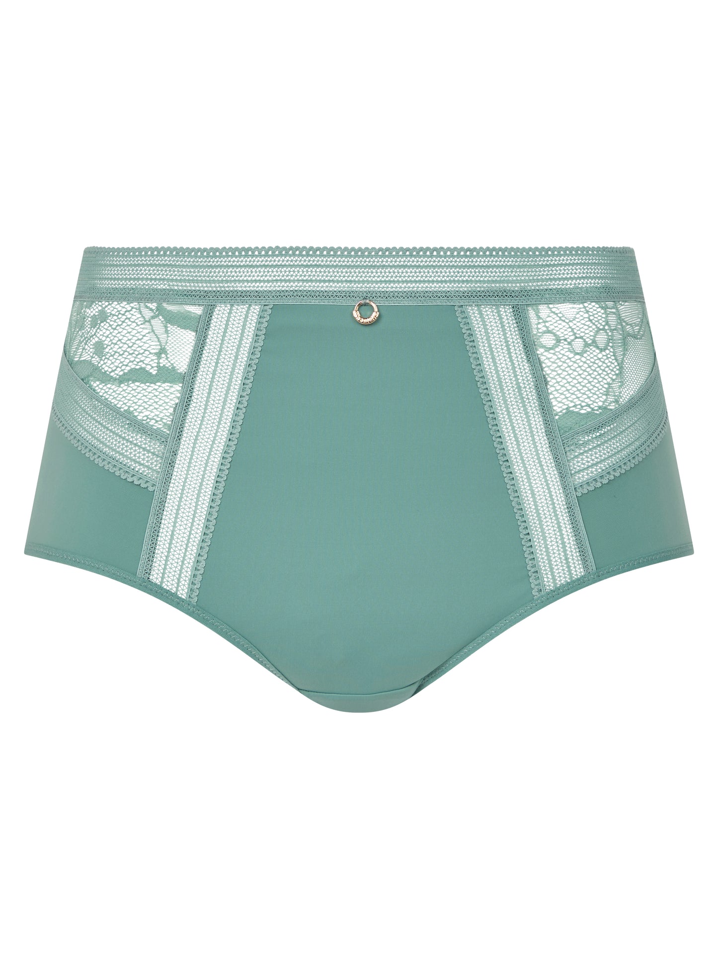 Culotte taille haute Chantelle - Lace-c11m - Verte - 03N