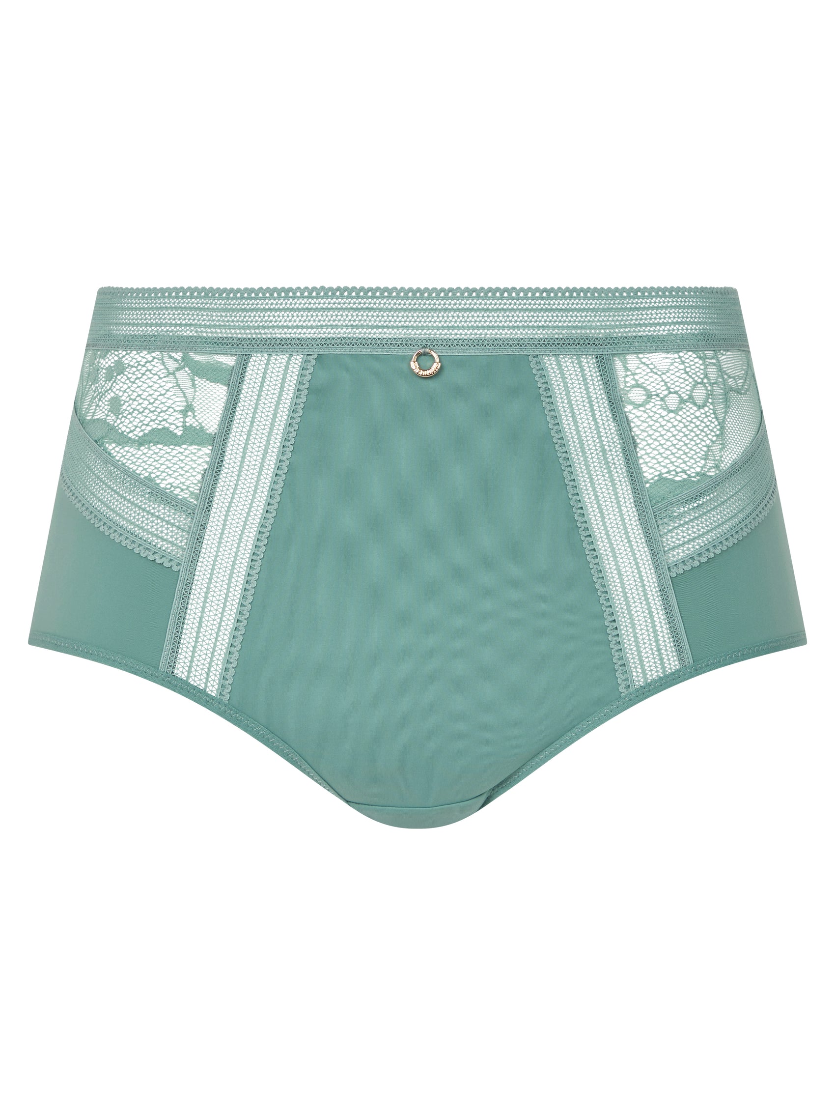 Culotte taille haute Chantelle - Lace-c11m - Verte - 03N