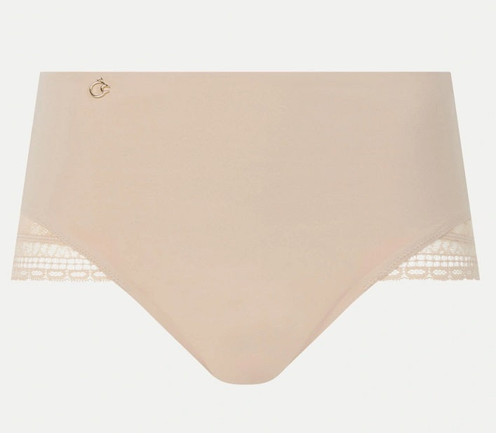 Culotte taille haute Chantelle - Impression - Beige - 00Q