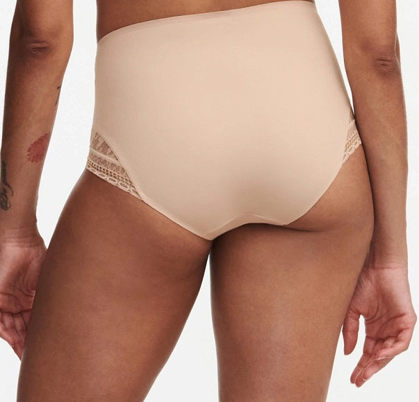 Culotte taille haute Chantelle - Impression - Beige - 00Q