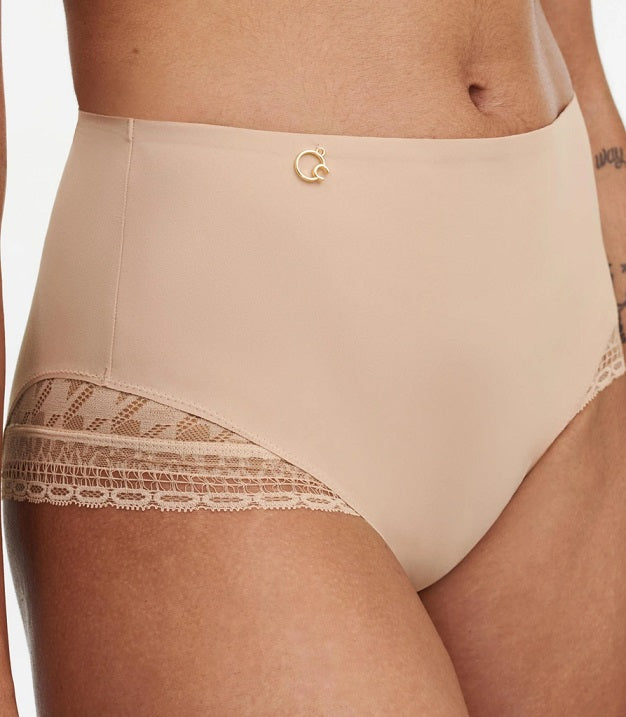 Culotte taille haute Chantelle - Impression - Beige - 00Q