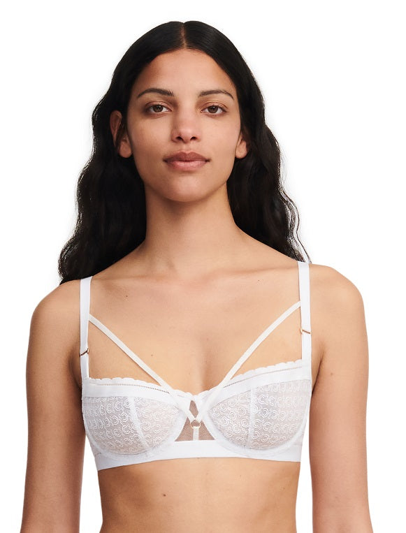 Soutien-gorge balconnet Chantelle - Monogram - Blanc - 010