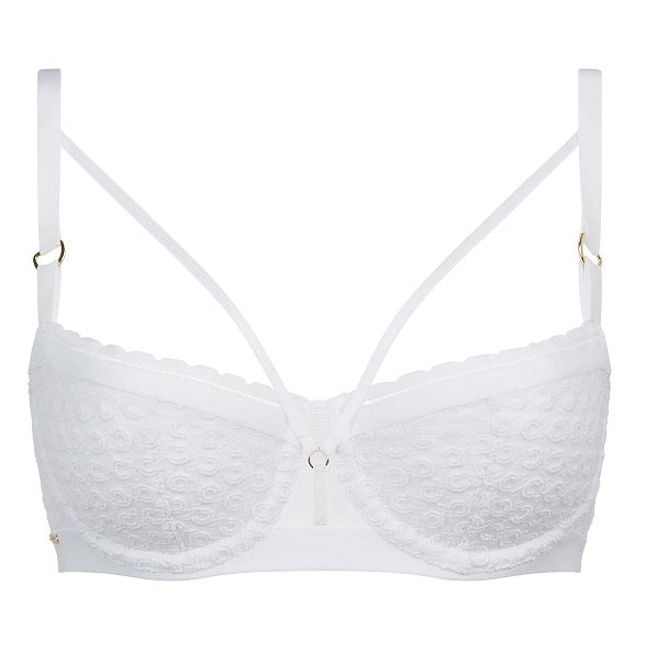 Soutien-gorge balconnet Chantelle - Monogram - Blanc - 010