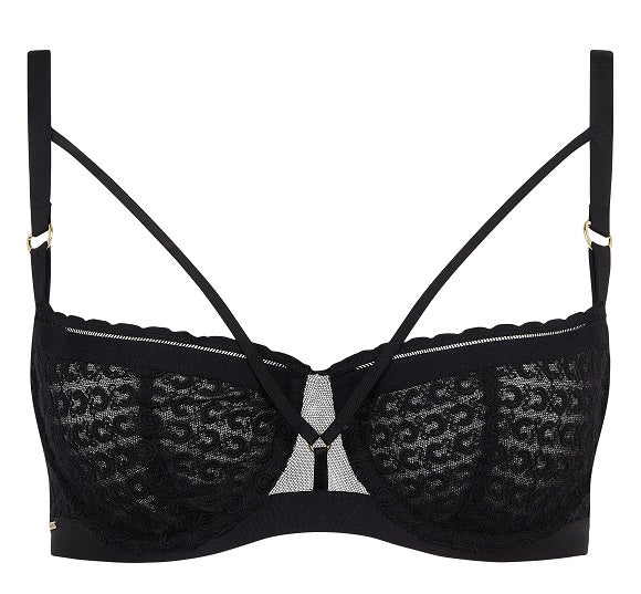 Soutien-gorge balconnet Chantelle - Monogram - Noir - 011