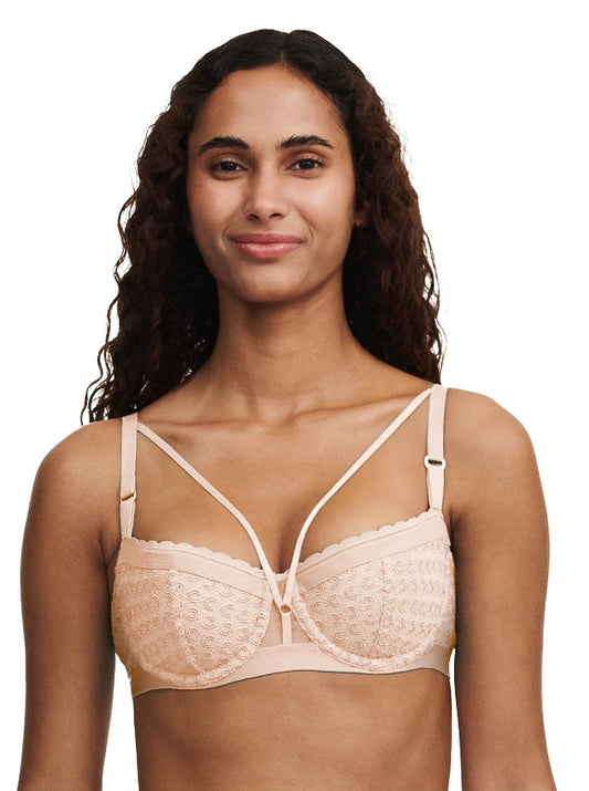 Soutien-gorge balconnet Chantelle - Monogram - Beige - 01N