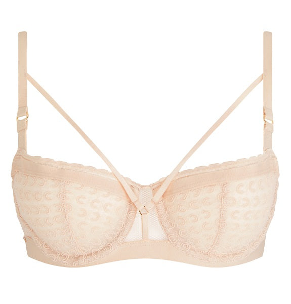 Soutien-gorge balconnet Chantelle - Monogram - Beige - 01N