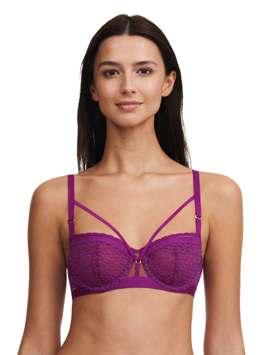 Soutien-gorge balconnet Chantelle - Monogram - Violet - 0U4