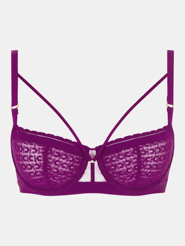 Soutien-gorge balconnet Chantelle - Monogram - Violet - 0U4