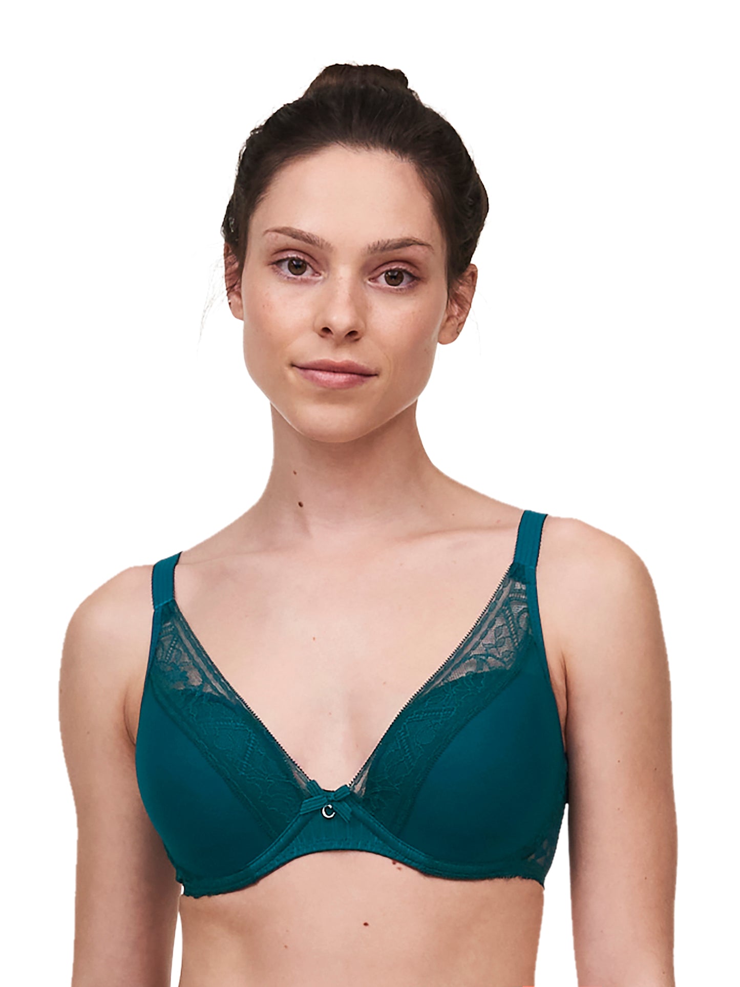 Soutien-gorge plongeant Chantelle - Alto - Vert - 0BK