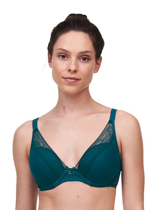 Soutien-gorge plongeant Chantelle - Alto - Vert - 0BK
