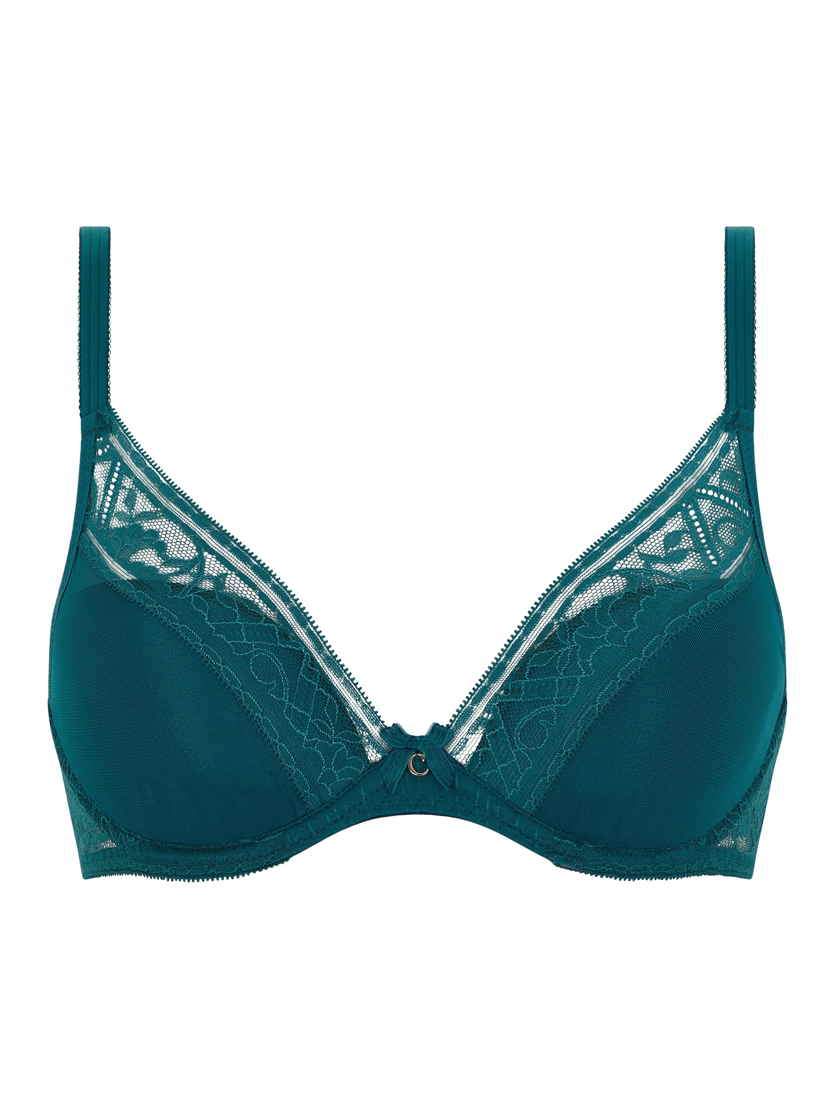 Soutien-gorge plongeant Chantelle - Alto - Vert - 0BK