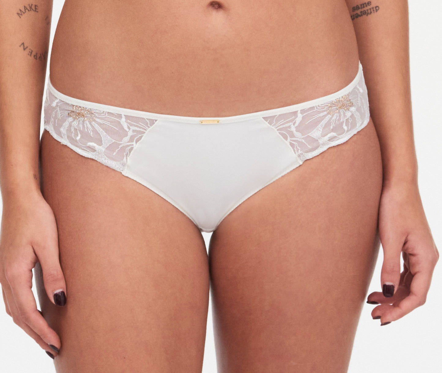 Culotte Chantelle - Fleurs - Ivoire - 0BJ