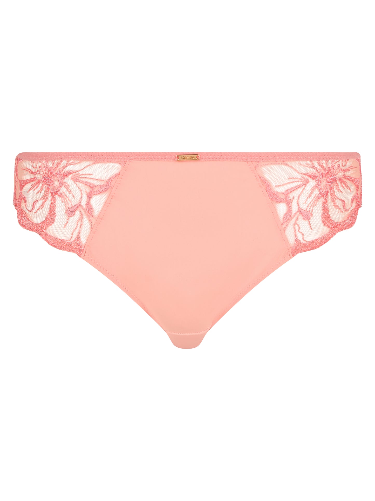 Culotte Chantelle - Fleurs - Pêche - 06V
