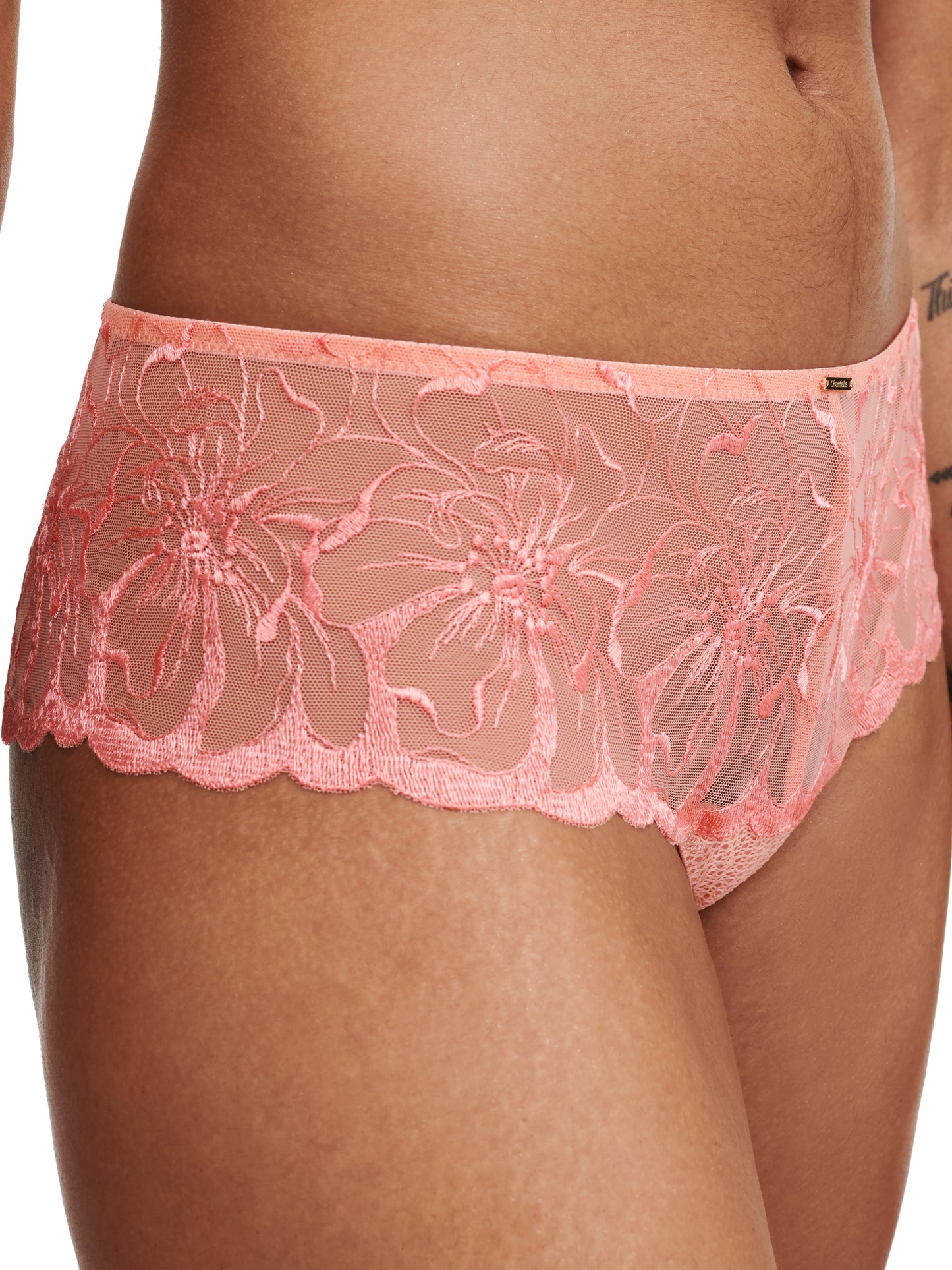Hipster Chantelle - Fleurs - Pêche - 06V