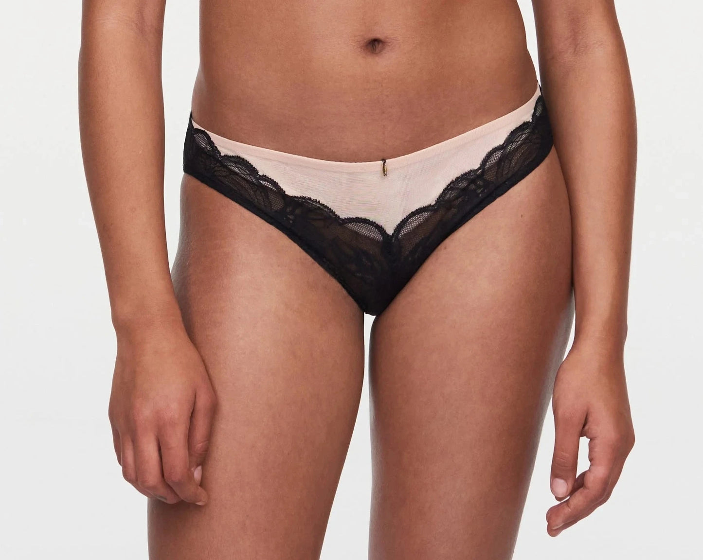 Culotte Chantelle - Midnight Flowers - Noire - 011