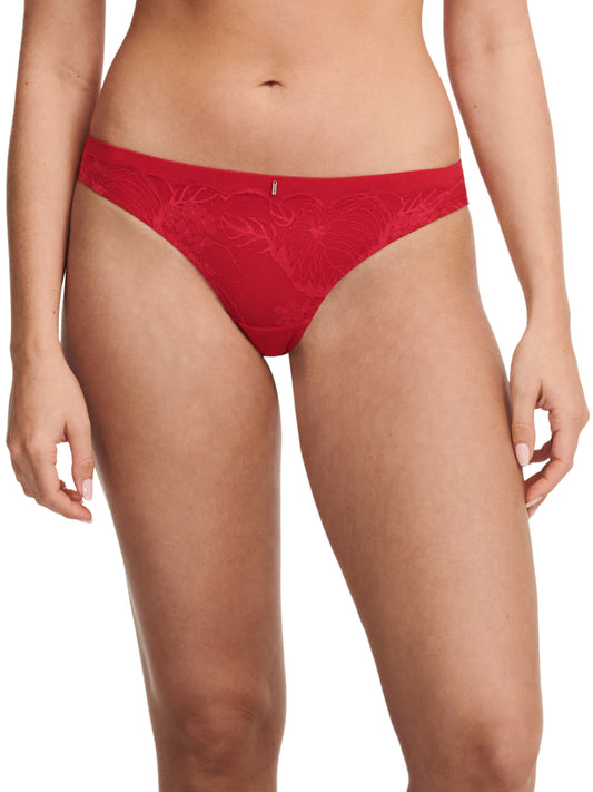 String Chantelle - Midnight Flowers - Rouge - 05W