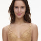 Soutien-gorge plongeant Chantelle - Fleurs Signature - Beige - 0CK