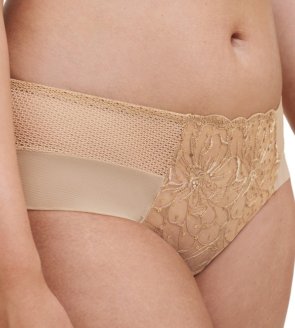 Hipster Chantelle - Fleurs Signature - Beige - 0CK