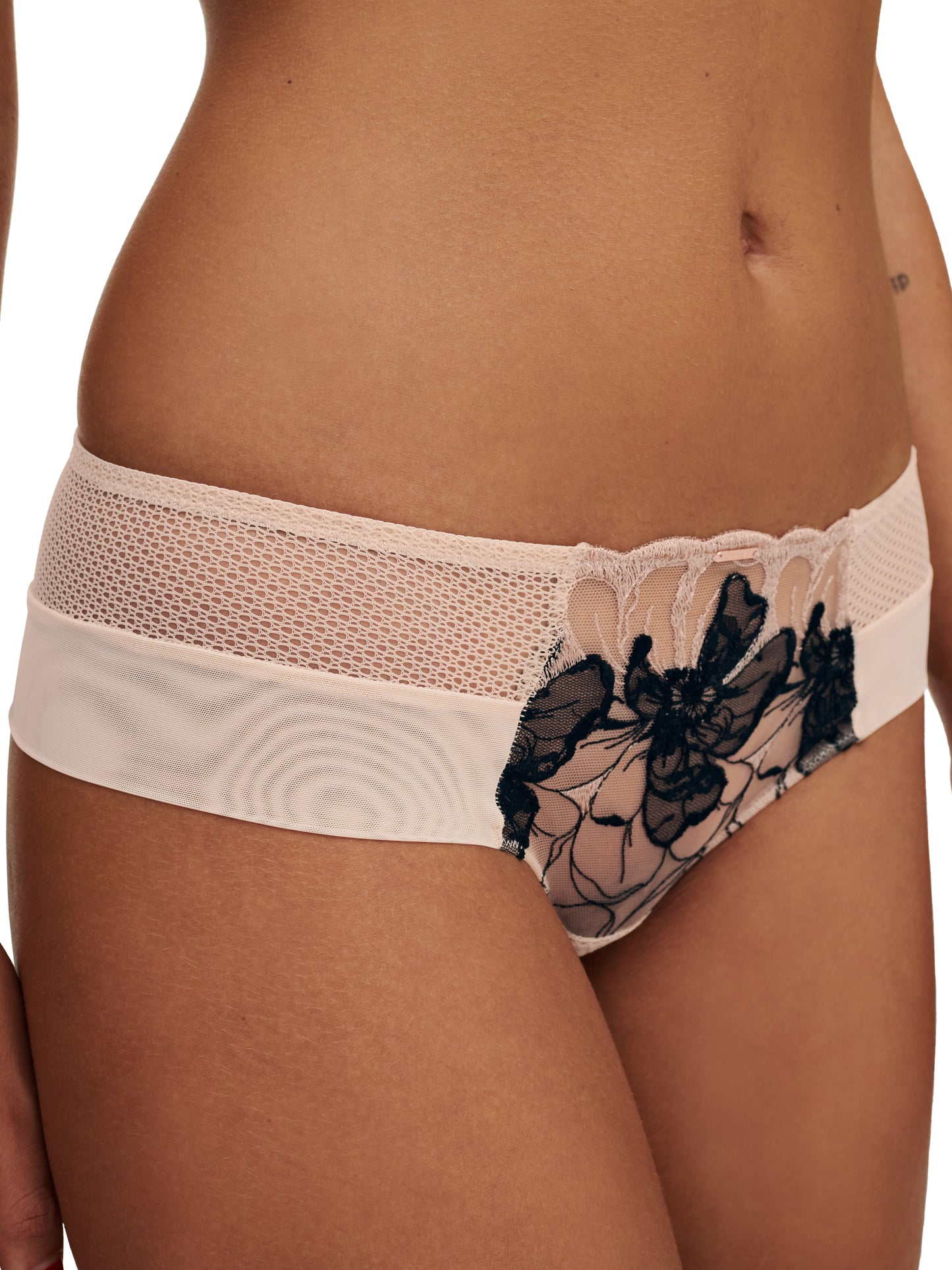 Hipster Chantelle - Fleurs Signature - Noire - 0IP