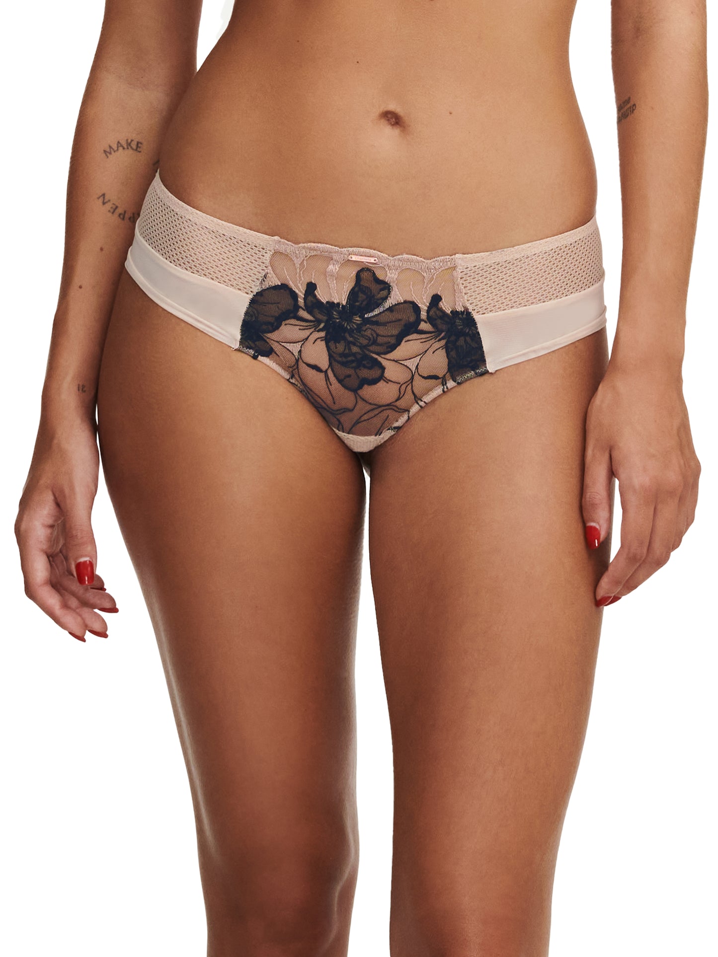 Hipster Chantelle - Fleurs Signature - Noire - 0IP