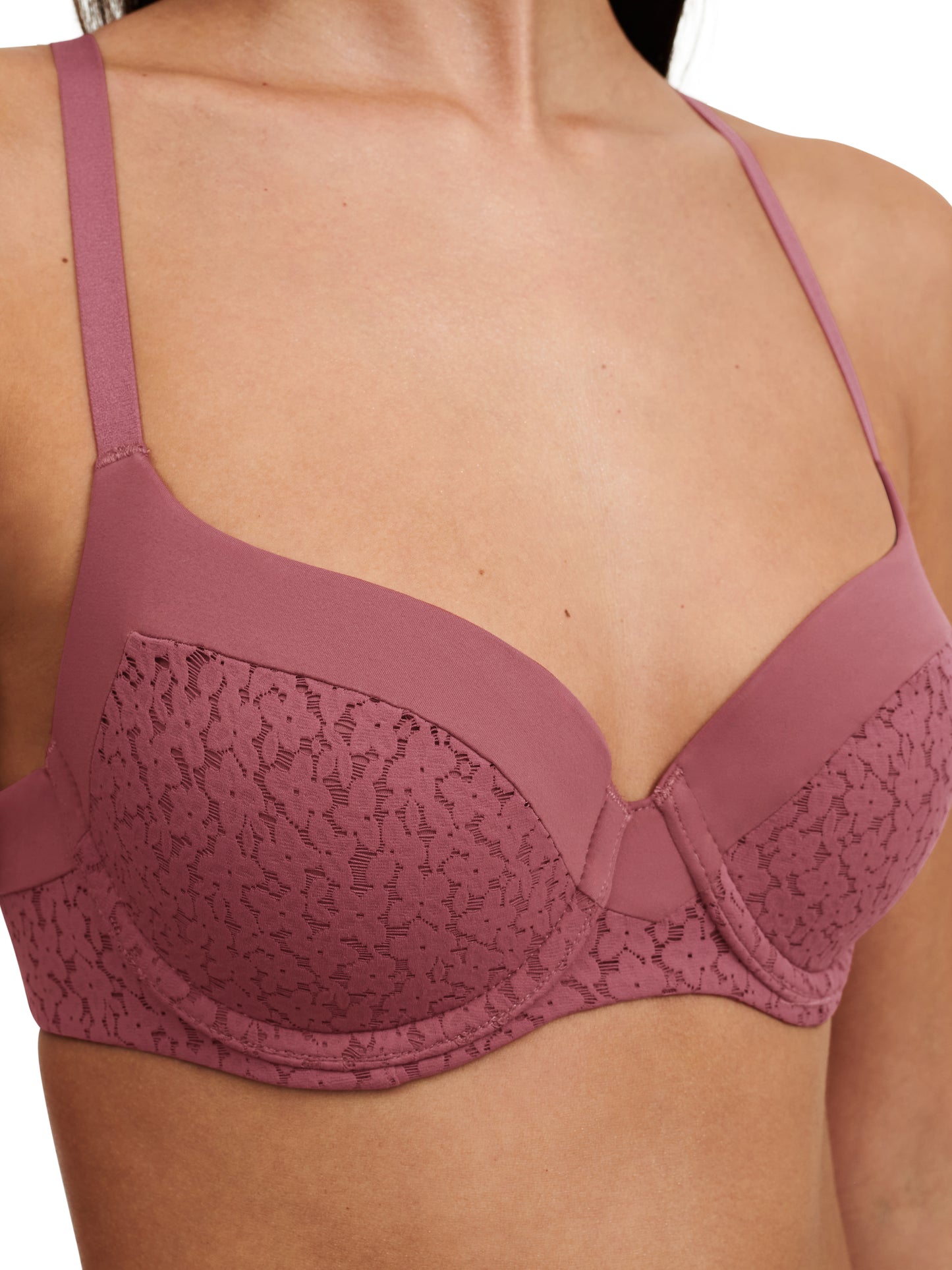 Hartvormige BH Chantelle EasyFeel - Norah - Framboos - 085